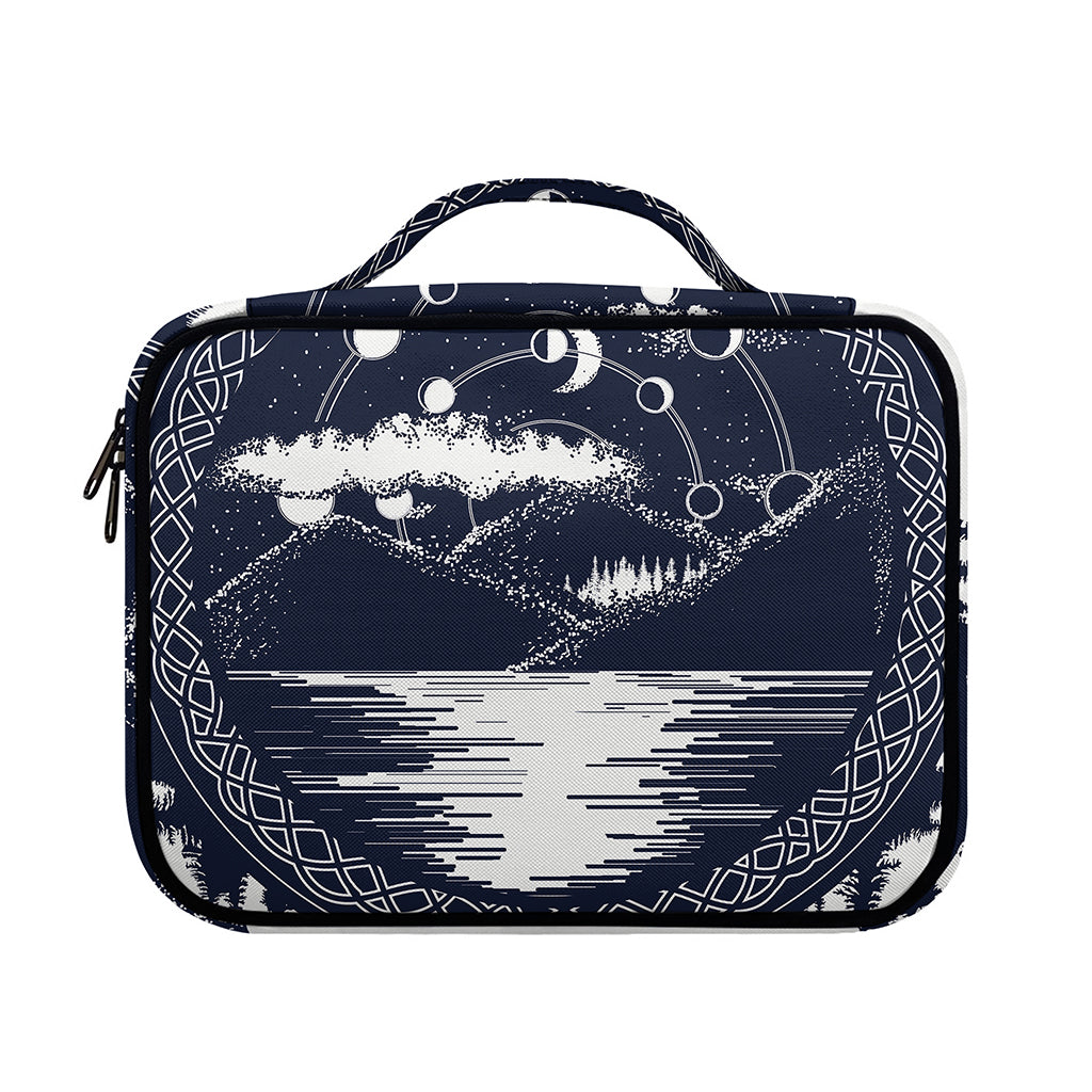 Mystical Lunar Phase Print Briefcase Bible Bag
