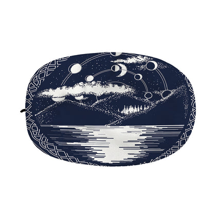 Mystical Lunar Phase Print Car Side Mirror Covers