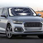 Mystical Lunar Phase Print Car Windshield Sun Shade