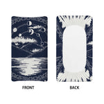 Mystical Lunar Phase Print Changing Pad Cover
