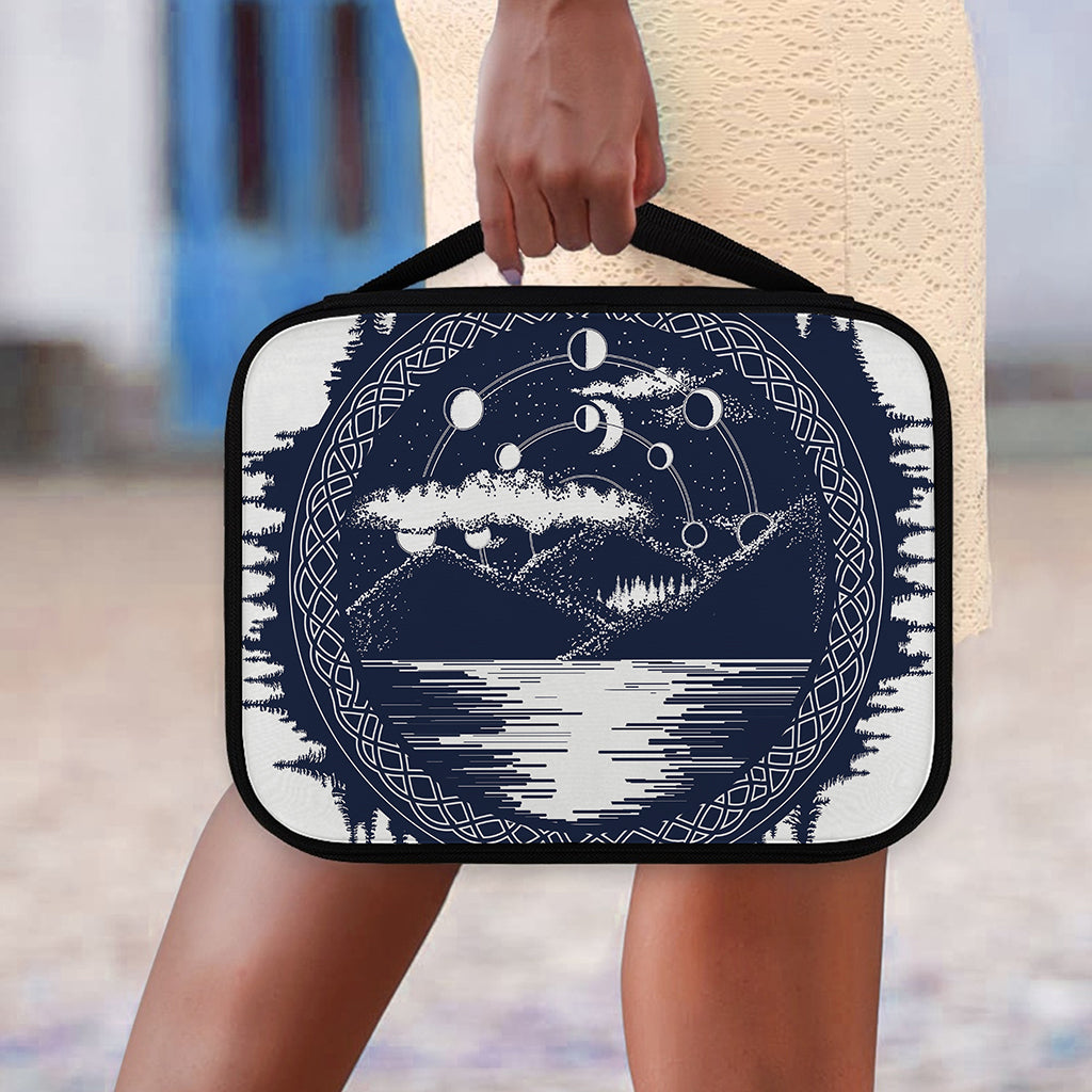 Mystical Lunar Phase Print Classic Bible Case