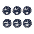 Mystical Lunar Phase Print Coaster Set