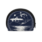 Mystical Lunar Phase Print Coin Purse