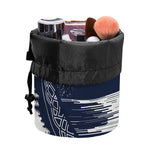 Mystical Lunar Phase Print Drawstring Makeup Bag