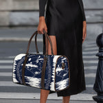 Mystical Lunar Phase Print Duffle Bag
