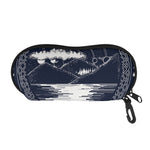 Mystical Lunar Phase Print Glasses Case