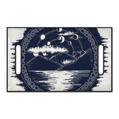 Mystical Lunar Phase Print Golf Cart Seat Cover