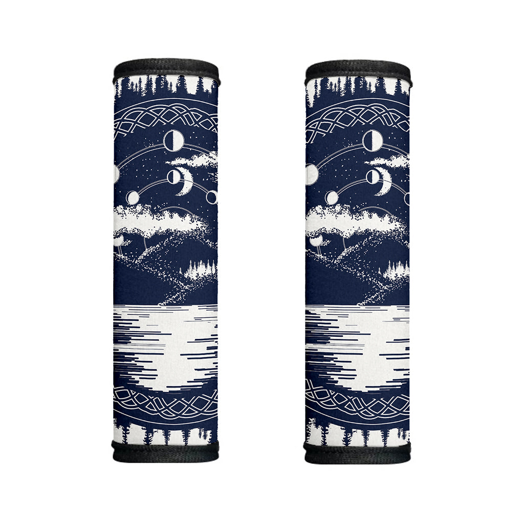 Mystical Lunar Phase Print Handle Covers