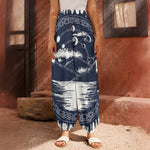Mystical Lunar Phase Print Harem Pants