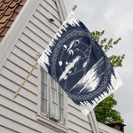 Mystical Lunar Phase Print House Flag