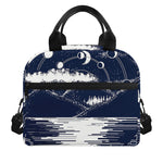 Mystical Lunar Phase Print Insulated Lunch Bag
