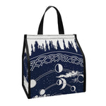 Mystical Lunar Phase Print Insulated Lunch Tote