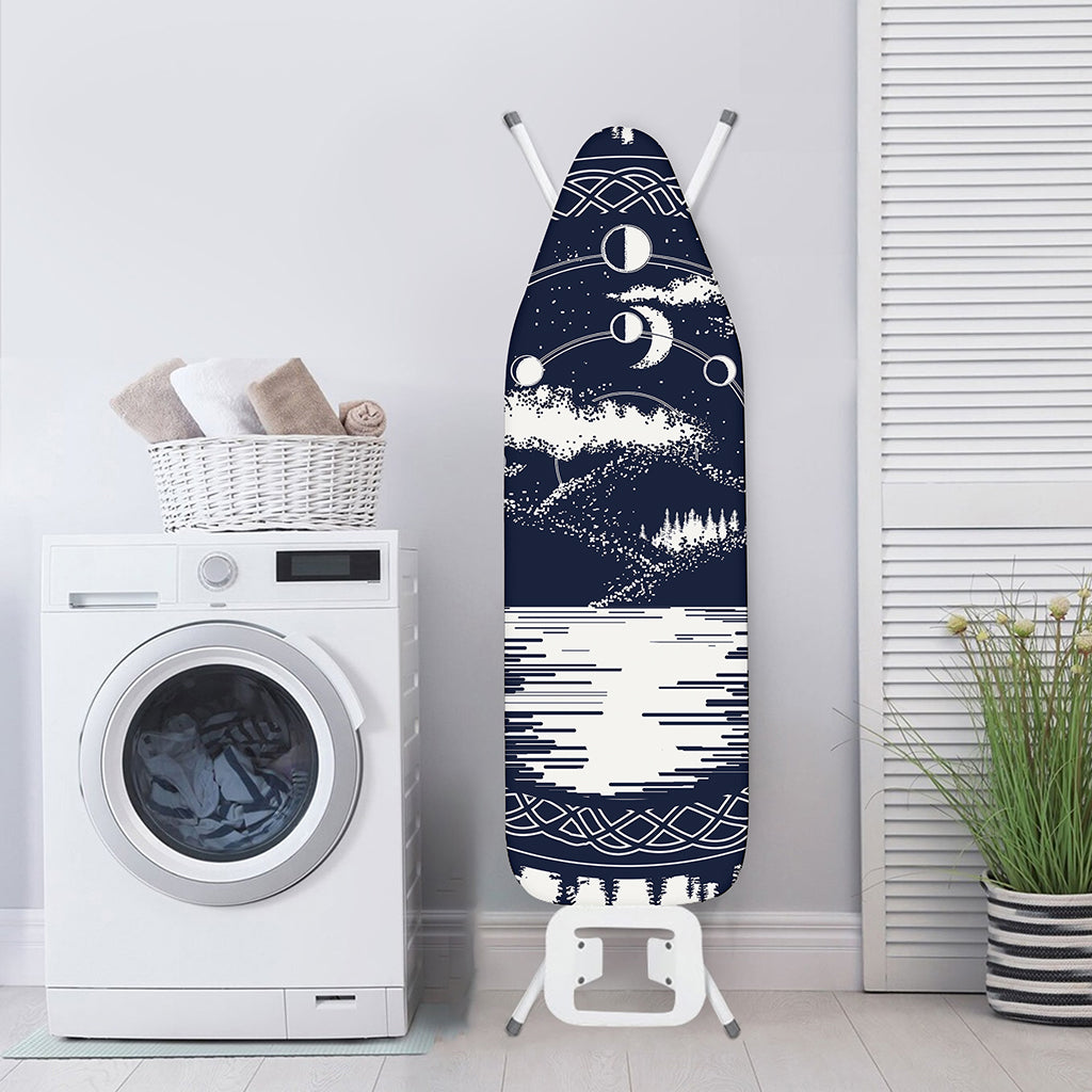 Mystical Lunar Phase Print Ironing Board Cover