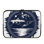 Mystical Lunar Phase Print Laptop Sleeve