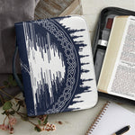 Mystical Lunar Phase Print Leather Bible Cover