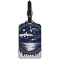 Mystical Lunar Phase Print Luggage Tag