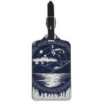 Mystical Lunar Phase Print Luggage Tag
