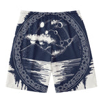 Mystical Lunar Phase Print Men's Swim Trunks