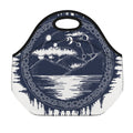 Mystical Lunar Phase Print Neoprene Lunch Bag