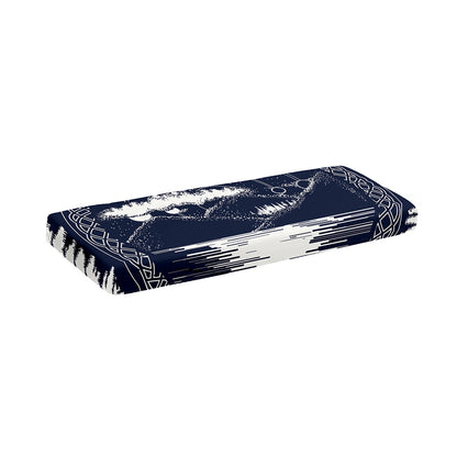 Mystical Lunar Phase Print Piano Keyboard Cover
