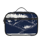 Mystical Lunar Phase Print Portable Lunch Bag