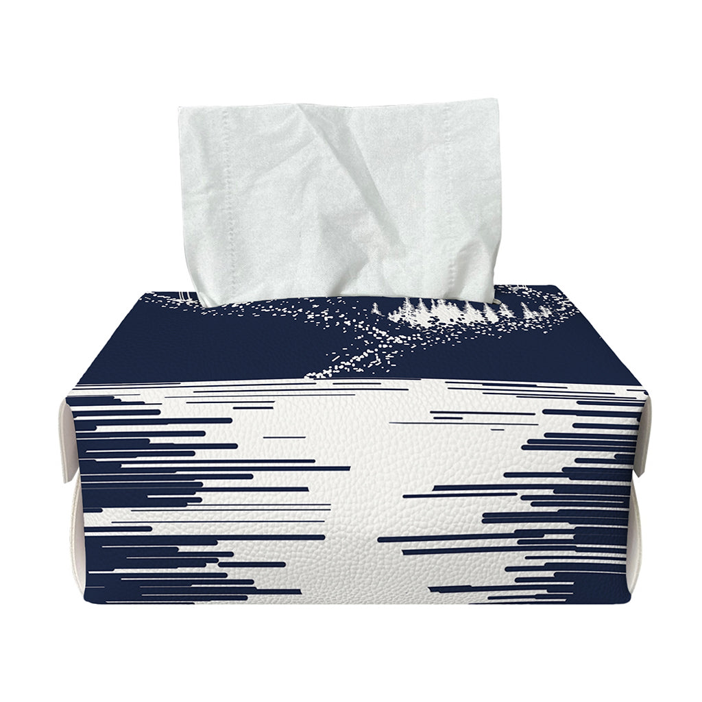 Mystical Lunar Phase Print Rectangle Tissue Box Cover