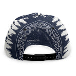 Mystical Lunar Phase Print Snapback Cap