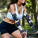 Mystical Lunar Phase Print Sun Protection Arm Sleeves