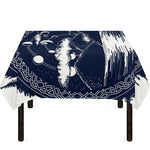 Mystical Lunar Phase Print Tablecloth
