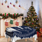 Mystical Lunar Phase Print Tablecloth