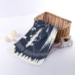 Mystical Lunar Phase Print Towel