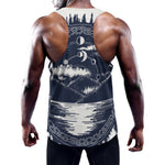 Mystical Lunar Phase Print Training Tank Top