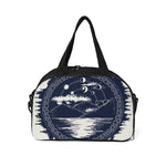 Mystical Lunar Phase Print Travel Bag