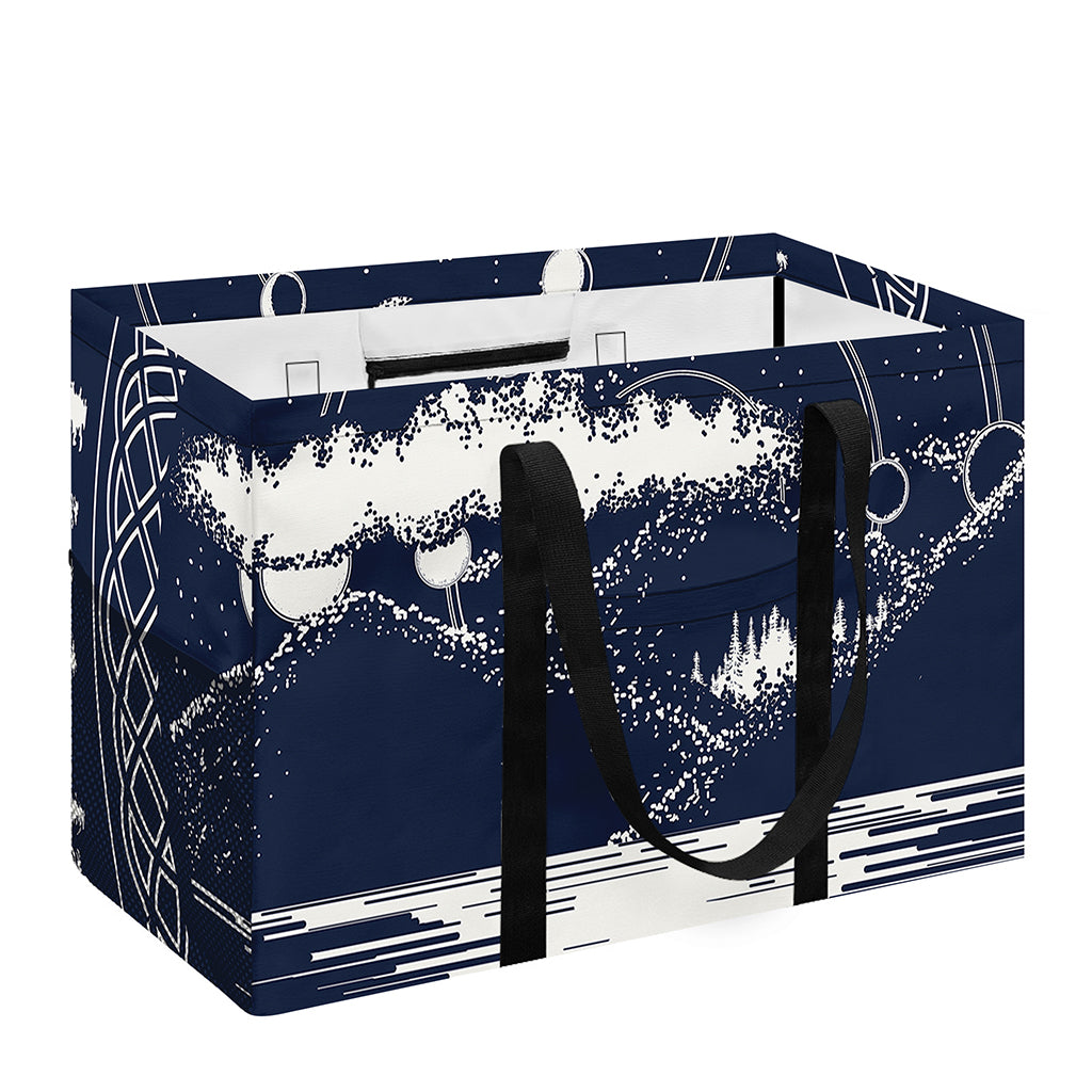 Mystical Lunar Phase Print Utility Tote Bag