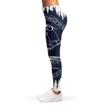 Mystical Lunar Phase Print Women's Leggings