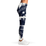 Mystical Lunar Phase Print Women's Leggings