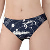 Mystical Lunar Phase Print Women's Panties