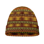 Native African Tribal Pattern Print Beanie