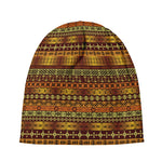 Native African Tribal Pattern Print Beanie