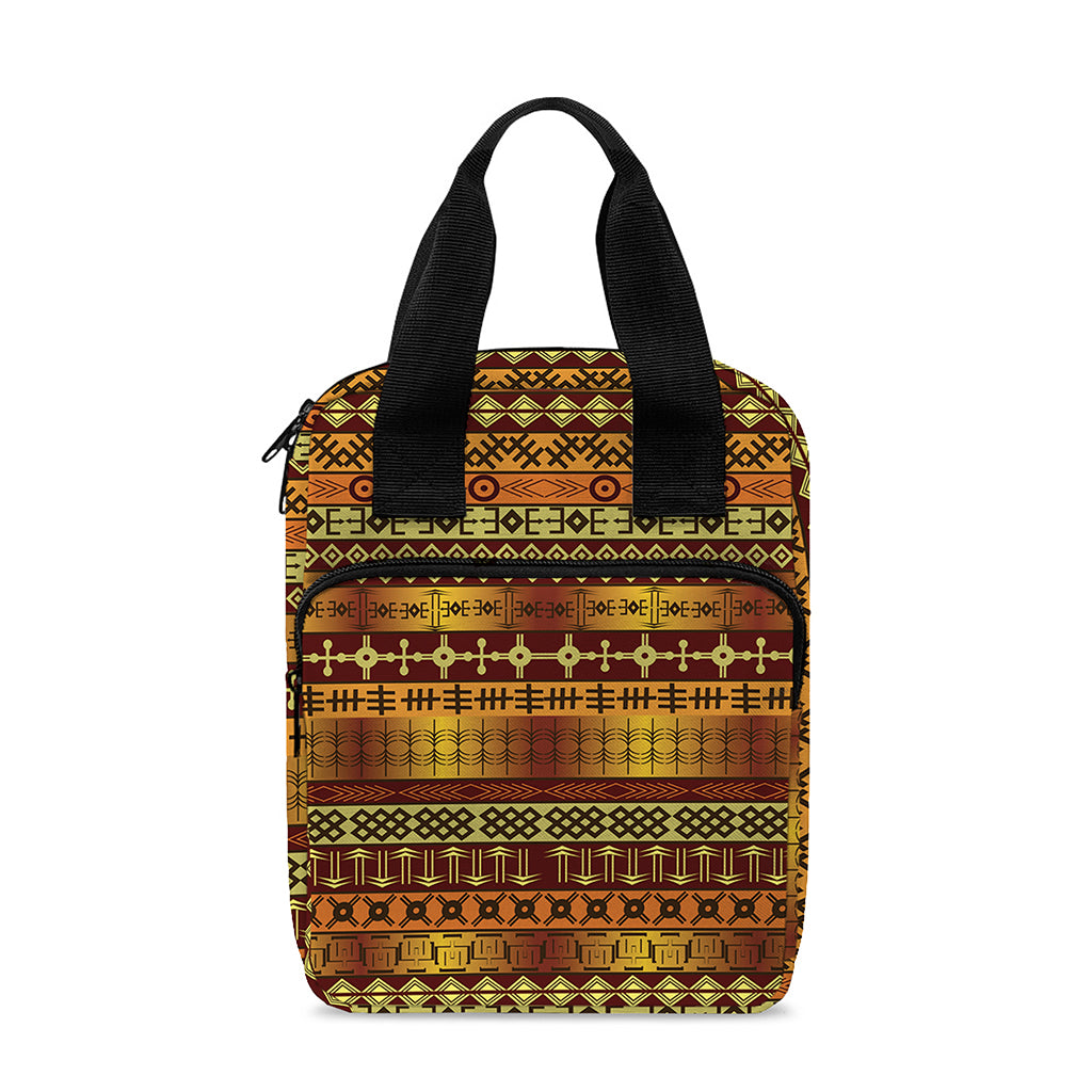 Native African Tribal Pattern Print Bible Tote Bag