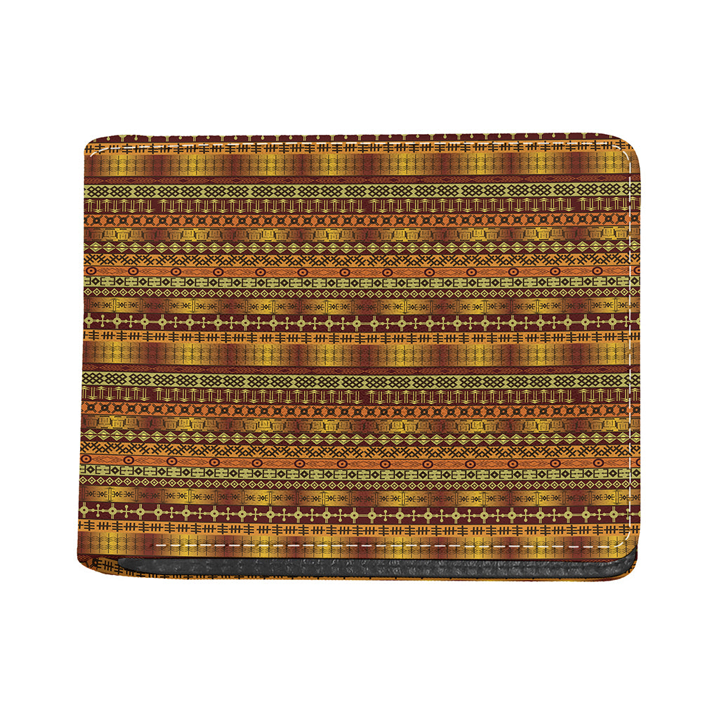 Native African Tribal Pattern Print Bifold Wallet