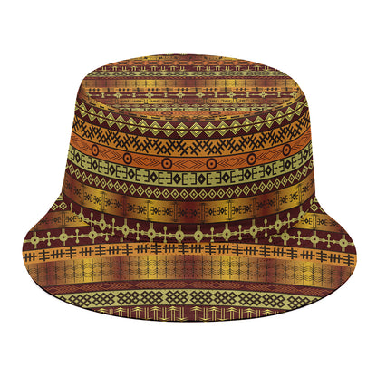 Native African Tribal Pattern Print Bucket Hat
