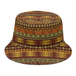 Native African Tribal Pattern Print Bucket Hat