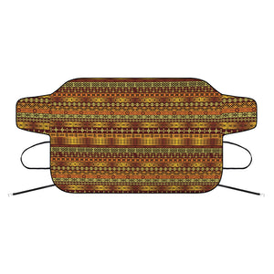 Native African Tribal Pattern Print Car Windshield Snow Cover