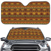 Native African Tribal Pattern Print Car Windshield Sun Shade