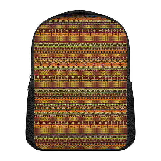 Native African Tribal Pattern Print Casual Backpack