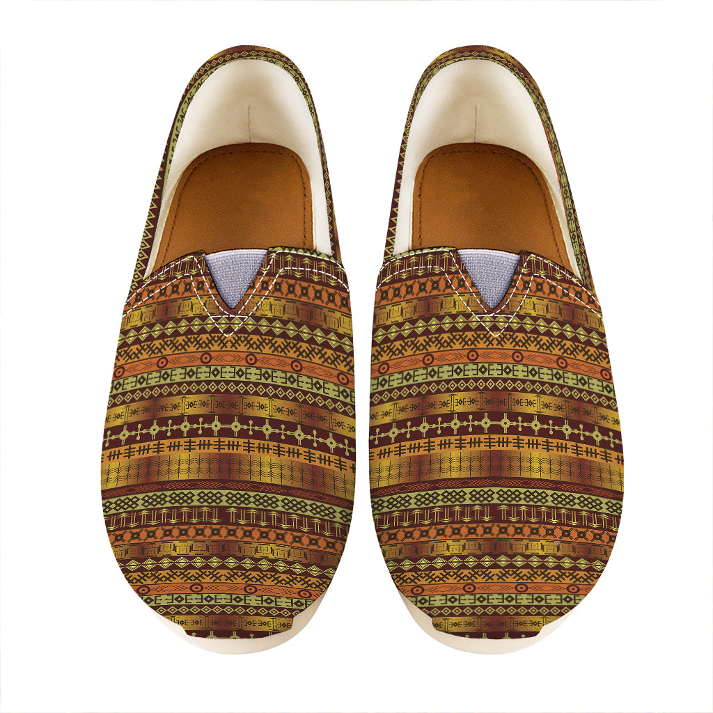 Native African Tribal Pattern Print Casual Shoes