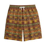 Native African Tribal Pattern Print Cotton Shorts