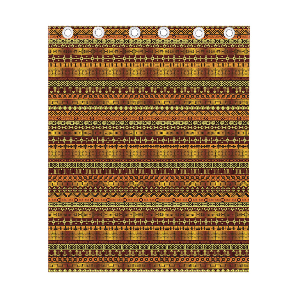 Native African Tribal Pattern Print Curtain