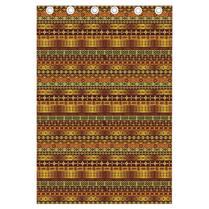 Native African Tribal Pattern Print Curtain